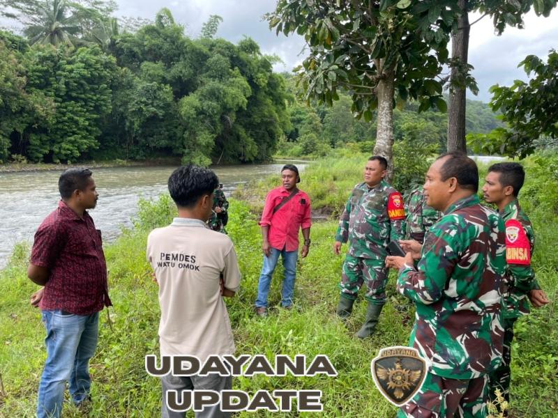 Dandim 1603/Sikka Tinjau Lokasi Rencana Pembangunan Jembatan Gantung di Dusun Blau Klemot