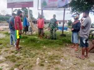 Babinsa Turun Langsung ke Desa Sallu, Kamtibmas dan Kerukunan Warga Jadi Prioritas