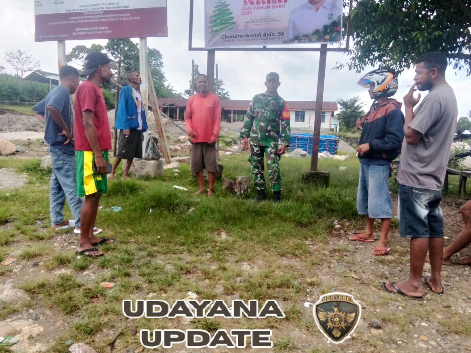 Babinsa Turun Langsung ke Desa Sallu, Kamtibmas dan Kerukunan Warga Jadi Prioritas