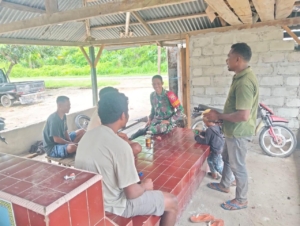 Kopda Ahmad Subahan Pantau Wilayah dan Ajak Warga Jaga Keamanan Desa