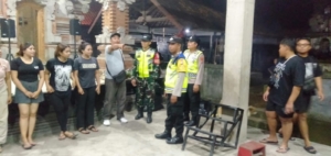 Dandim Klungkung Kerahkan Personel Babinsa Amankan Perayaan Malam Tahun Baru 2026