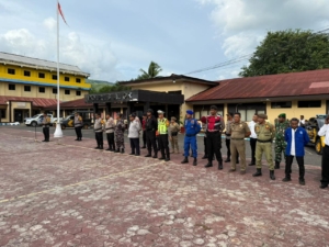 Polres Alor Gelar Apel Gabungan Pengamanan Malam Tahun Baru