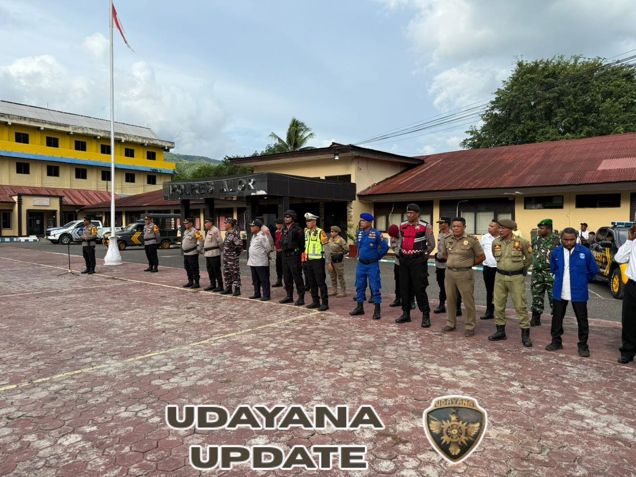 Polres Alor Gelar Apel Gabungan Pengamanan Malam Tahun Baru