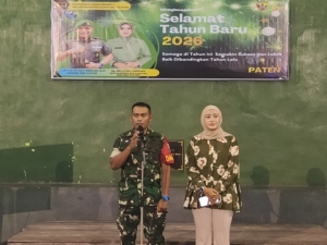 Prajurit Kodim 1624/Flotim Panjatkan Doa Sambut Tahun Baru 2026