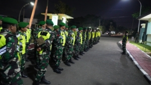 Jelang Tahun Baru, Kodim 1630/Manggarai Barat Gelar Patroli Keamanan di Kota Labuan Bajo