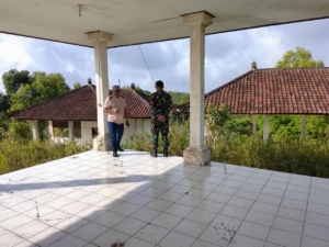 Danramil Nusa Penida Bersama Pemdes Batukandik Tinjau Lahan rencana Pembangunan KDMP