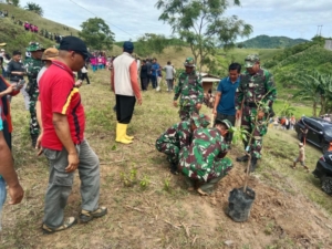 ‎Perkuat Ketahanan Wilayah, Kodim 1607/Sumbawa Terlibat Safari Sumbawa Menanam