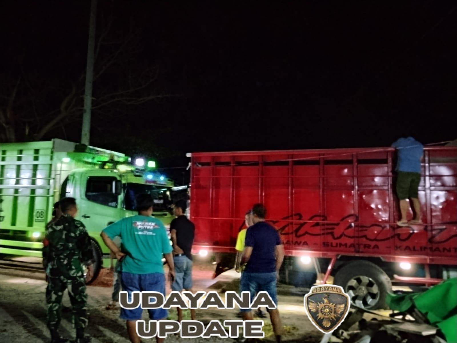 Jaga Aman dan Nyaman, Koramil 1607-09/Utan Imbau Warga Waspada Saat Berkendara Malam