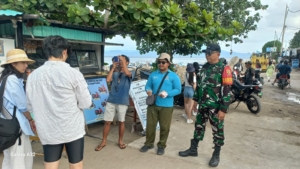 Danramil Nusa Penida Terjunkan Personel Amankan Pelabuhan