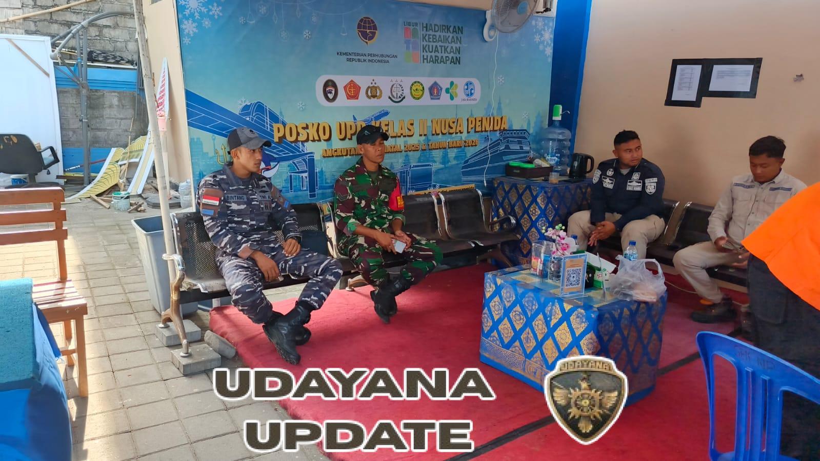 Antisipasi Lonjakan Kunjungan Wisatawan , Aparat Gabungan Gelar pengamanan Di Posko Terpadu Nataru Banjar Nyuh