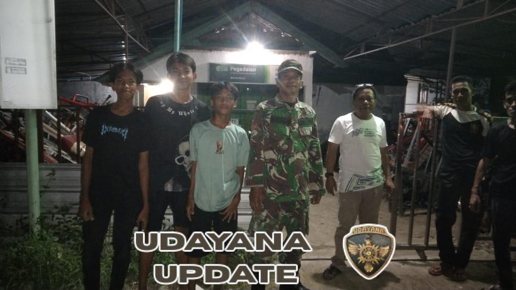 Patroli Rutin Koramil Moyo Hulu, TNI Ajak Pemuda Perangi Narkoba