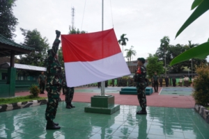 Kodim Klungkung Gelar Upacara Bendera Hari Senin Awal Tahun 2026