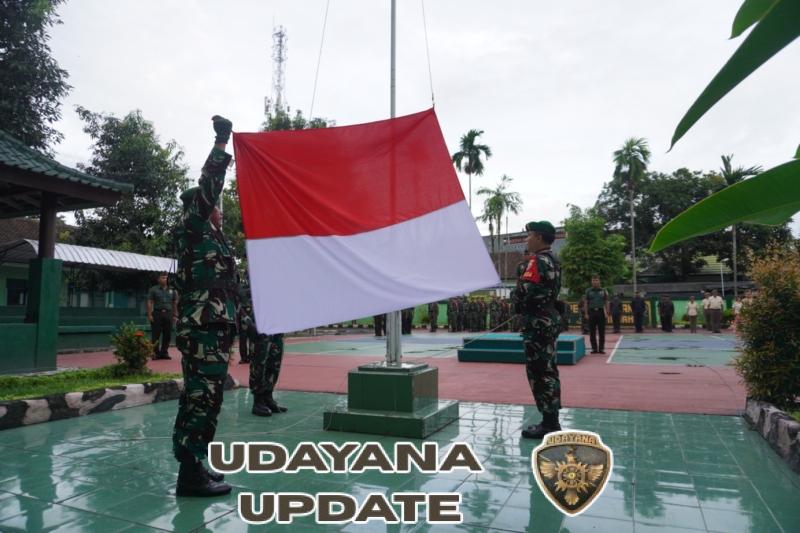 Kodim Klungkung Gelar Upacara Bendera Hari Senin Awal Tahun 2026