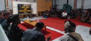 Babinsa Sangkar Agung Kawal Persiapan Nyepi 2026 Bersama Generasi Muda Jembrana