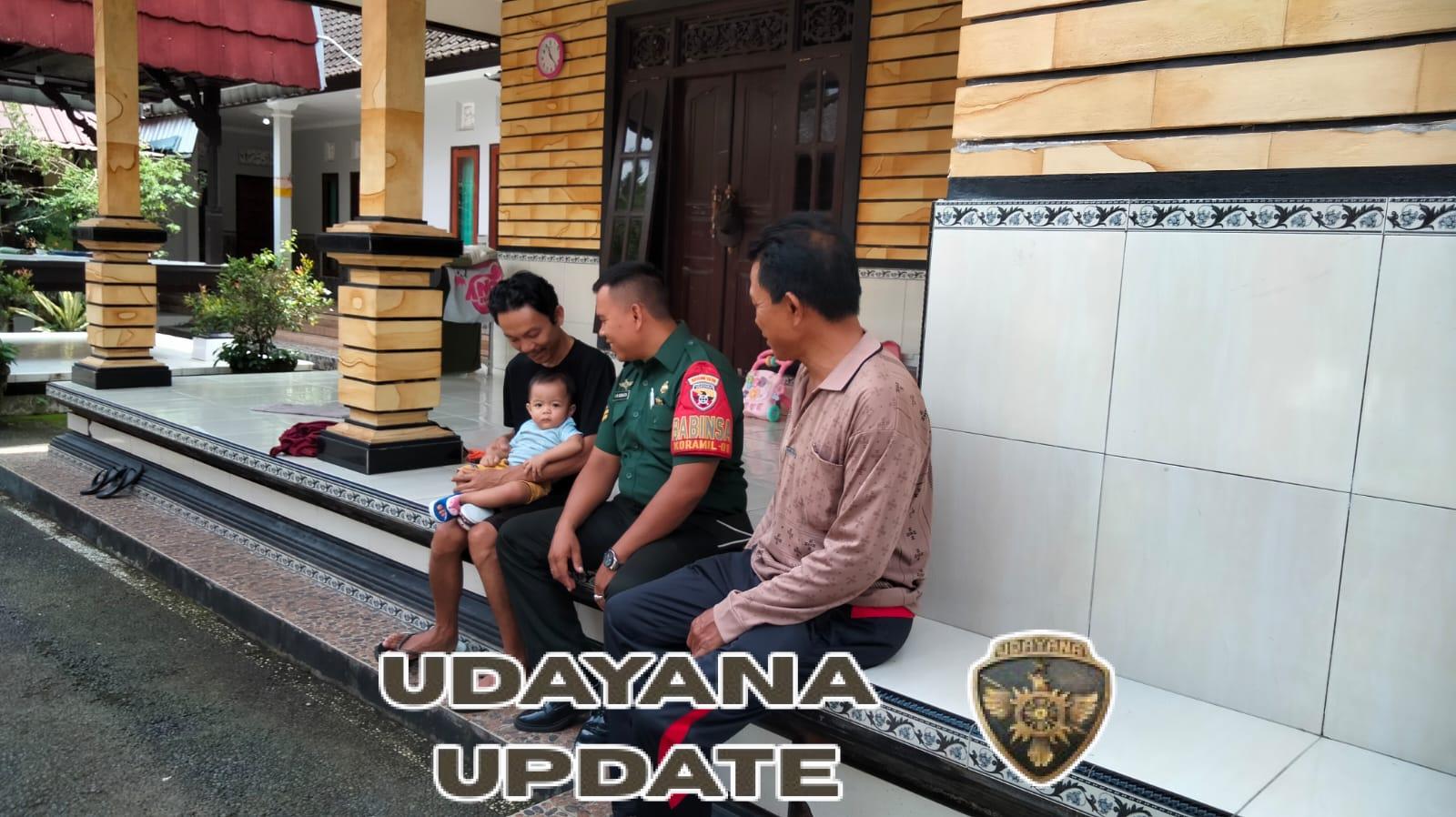 Pererat Silaturahmi, Babinsa Petak Laksanakan Komsos Bersama Warga Binaan