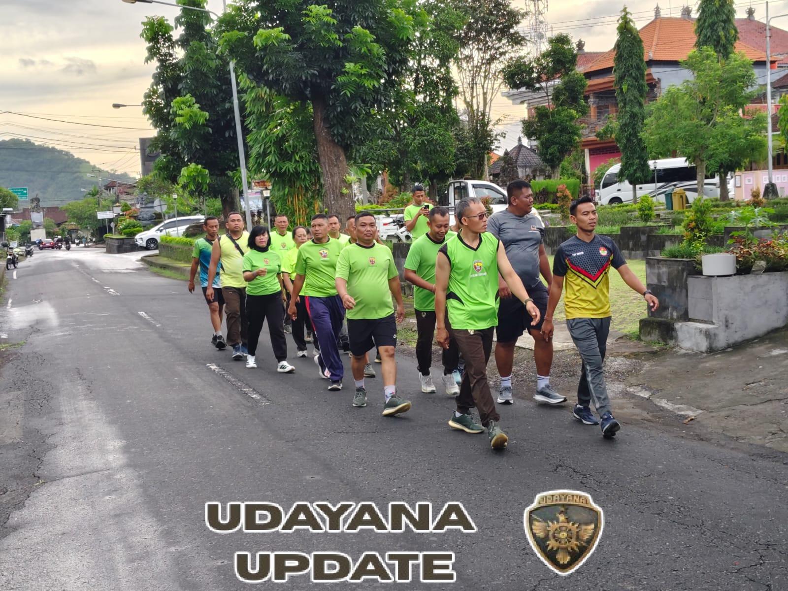 Binsik Pagi, Kodim Klungkung Jaga Fisik Personel Tetap Prima