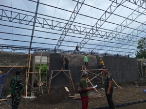 Dandim Klungkung Tinjau Progres Pembangunan KDKMP Desa Jumpai