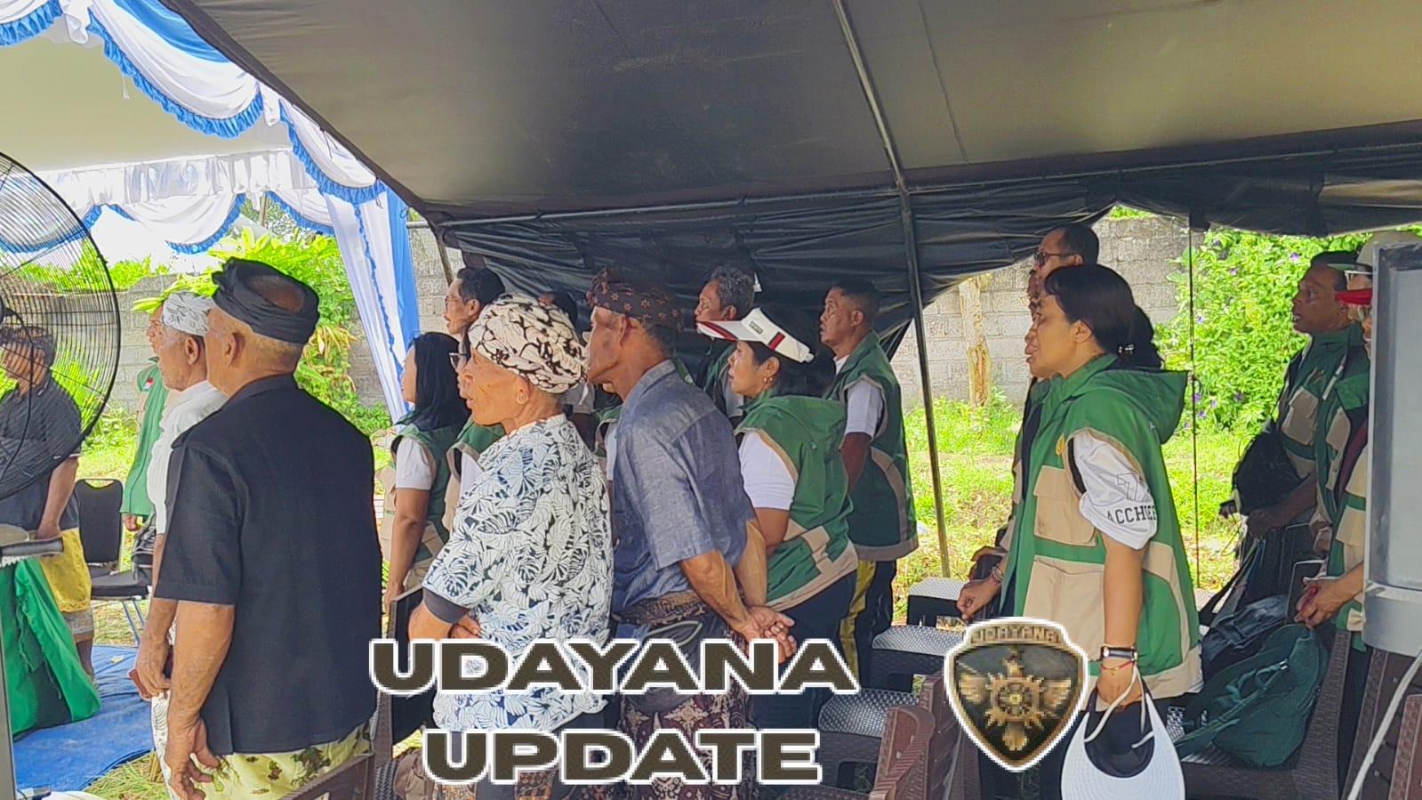 Dandim Klungkung Hadiri Panen Raya Dan Pengumuman Swasembada Pangan Bersama Presiden RI Secara Virtual