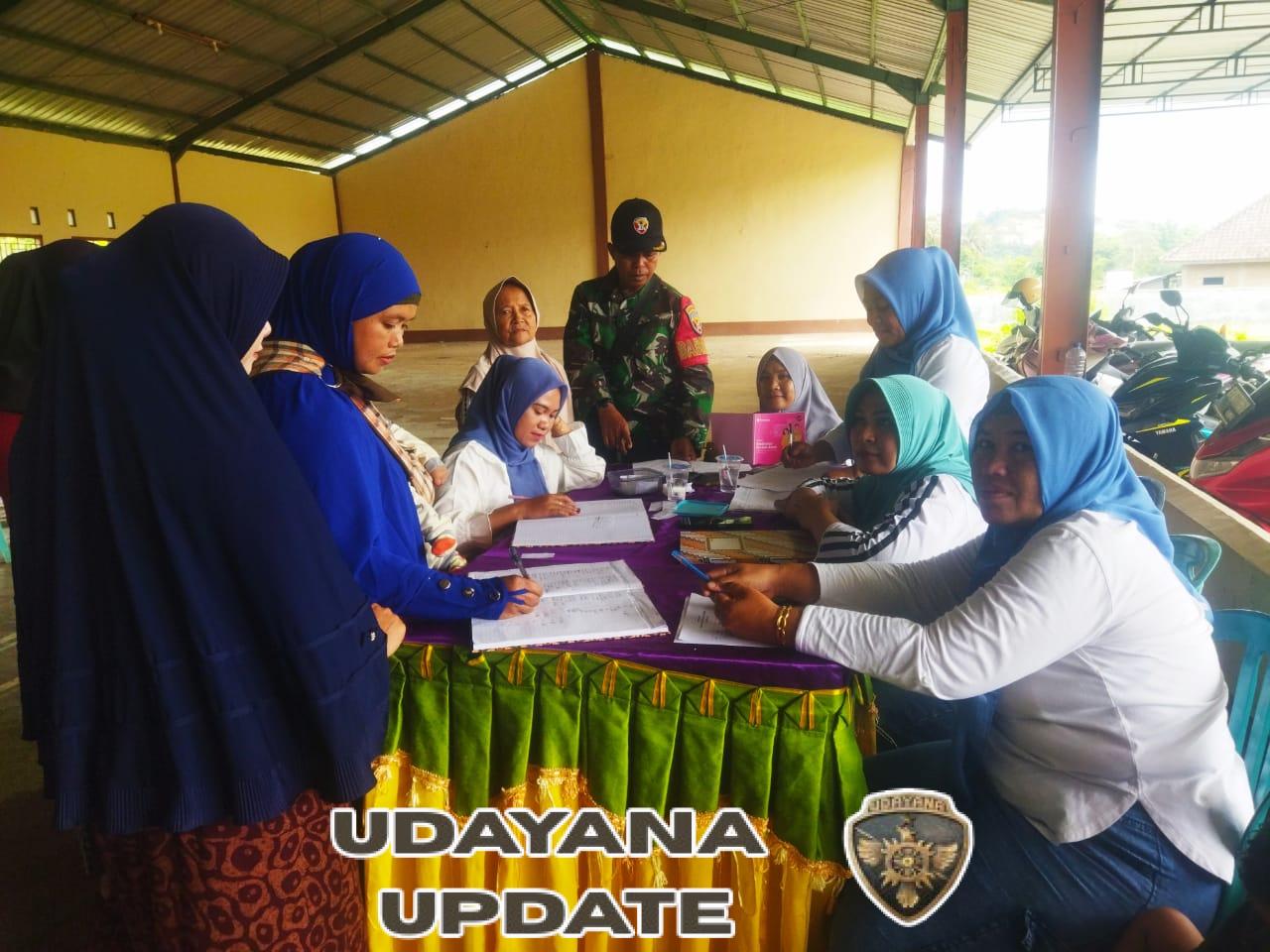 Peduli Generasi Sehat, Babinsa Padesa Dampingi Posyandu Didesa Binaan