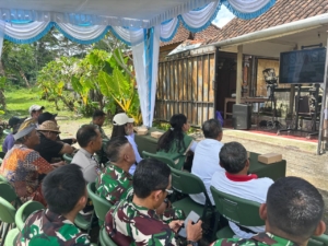 Dandim 1616/Gianyar Hadiri Zoom Panen Raya Nasional dan Pengumuman Swasembada Pangan