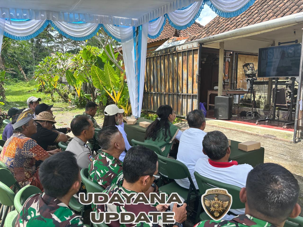 Dandim 1616/Gianyar Hadiri Zoom Panen Raya Nasional dan Pengumuman Swasembada Pangan