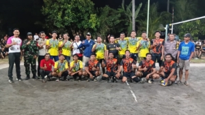 Babinsa Nusasari Pastikan Final Turnamen Voli Antar STT Berjalan Aman dan Sportif