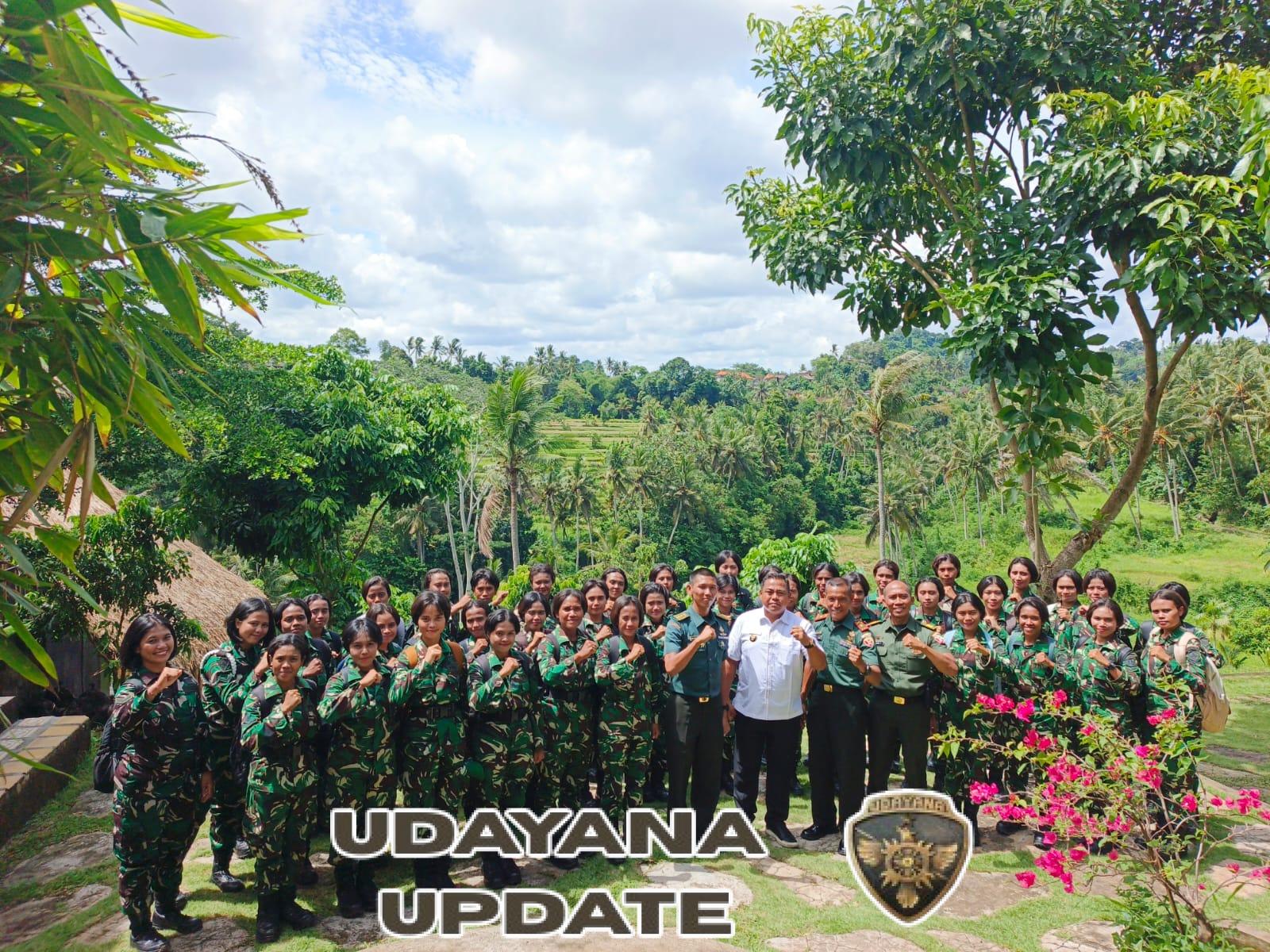 Kodim 1616/Gianyar Bekali Kowad Unhan RI Materi Kompi Produksi, Dukung Ketahanan Pangan Nasional