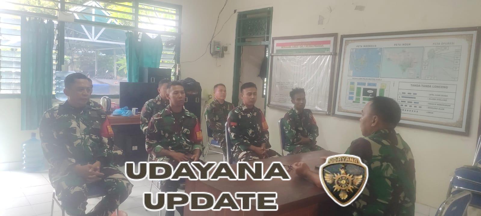 Danramil Nusa Penida Berikan Jam Pimpinan