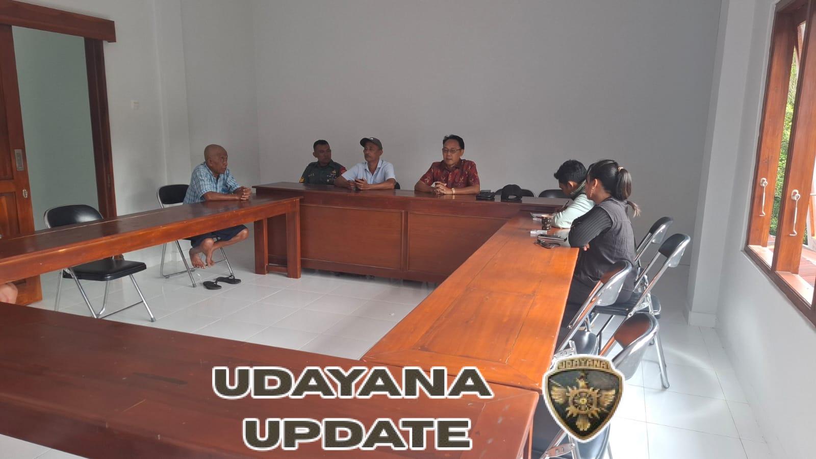 Babinsa Gitgit Hadiri Mediasi Kontrak Tempat Usaha di Wilayah Binaan