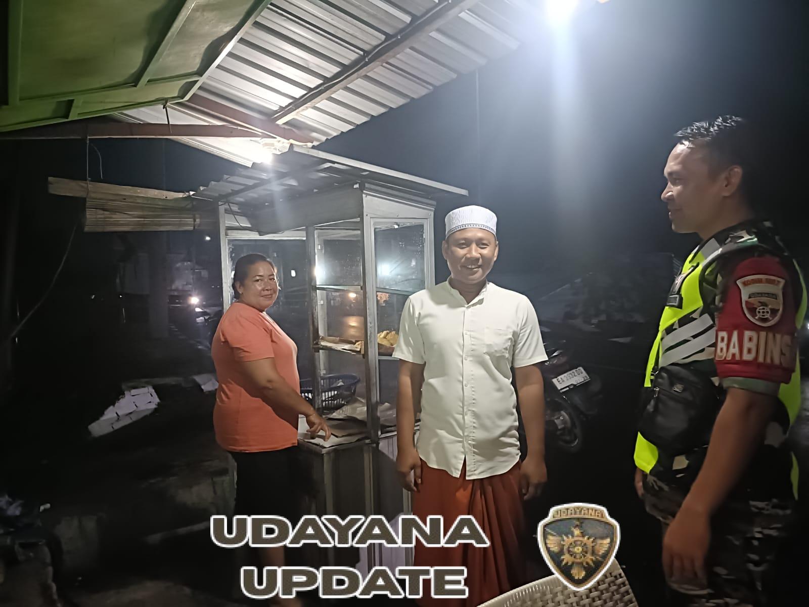 Ciptakan Rasa Aman, Koramil 1607-06/Lape Lopok Intensifkan Patroli Malam