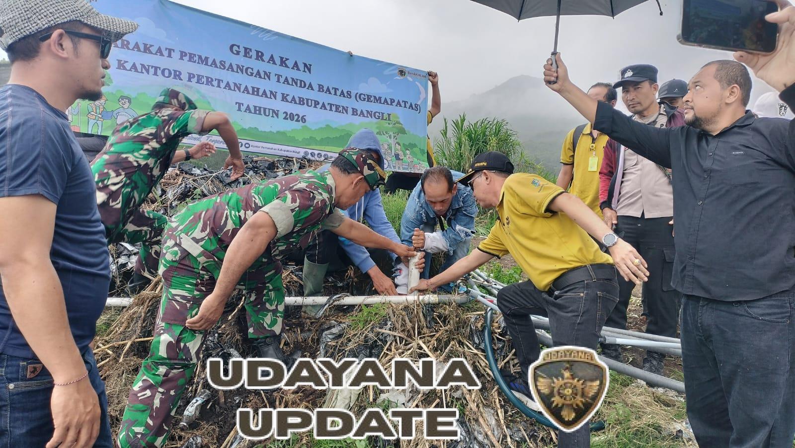 Kasdim 1626/Bangli Hadir di Tengah Warga, GEMAPATAS Banjar Dalem Berlangsung Aman