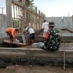 Babinsa Koramil Banjarangkan Terus Pantau Progres Pembangunan KDKMP Desa Tusan