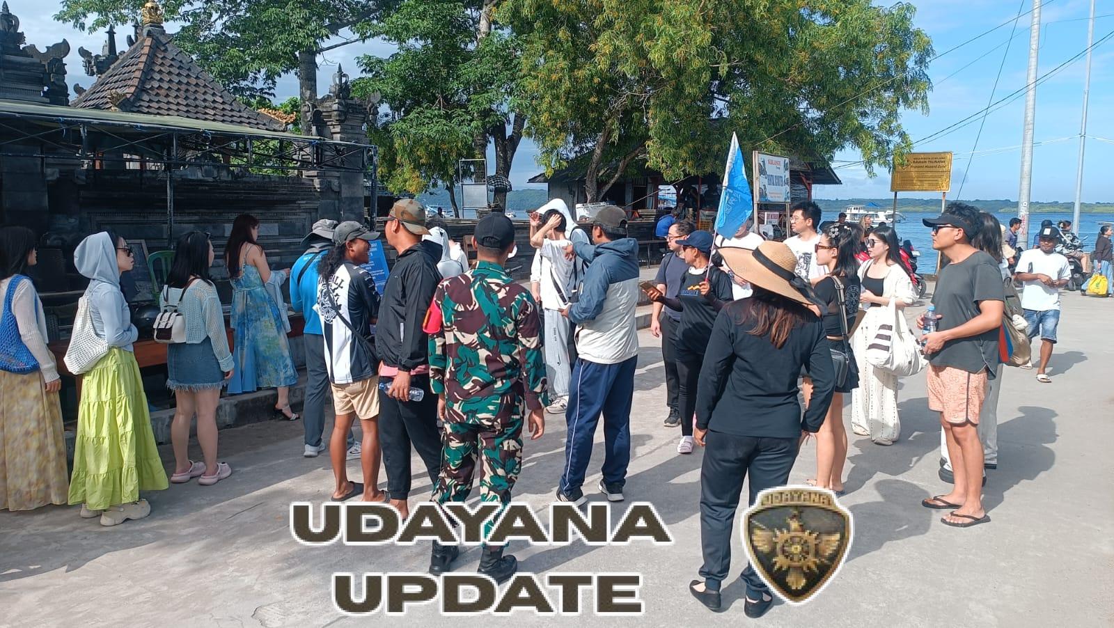 Koramil Nusa Penida Bersinergi Gelar Pengamanan Dan Patroli Di Areal Pelabuhan