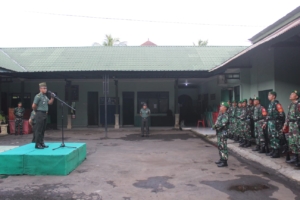 Kodim Tabanan Gelar Upacara Bendera, Kasdim Tekankan Sapta Marga, Sumpah Prajurit, dan 8 Wajib TNI