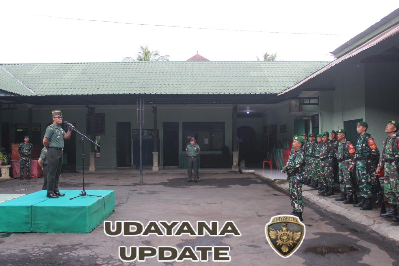 Kodim Tabanan Gelar Upacara Bendera, Kasdim Tekankan Sapta Marga, Sumpah Prajurit, dan 8 Wajib TNI