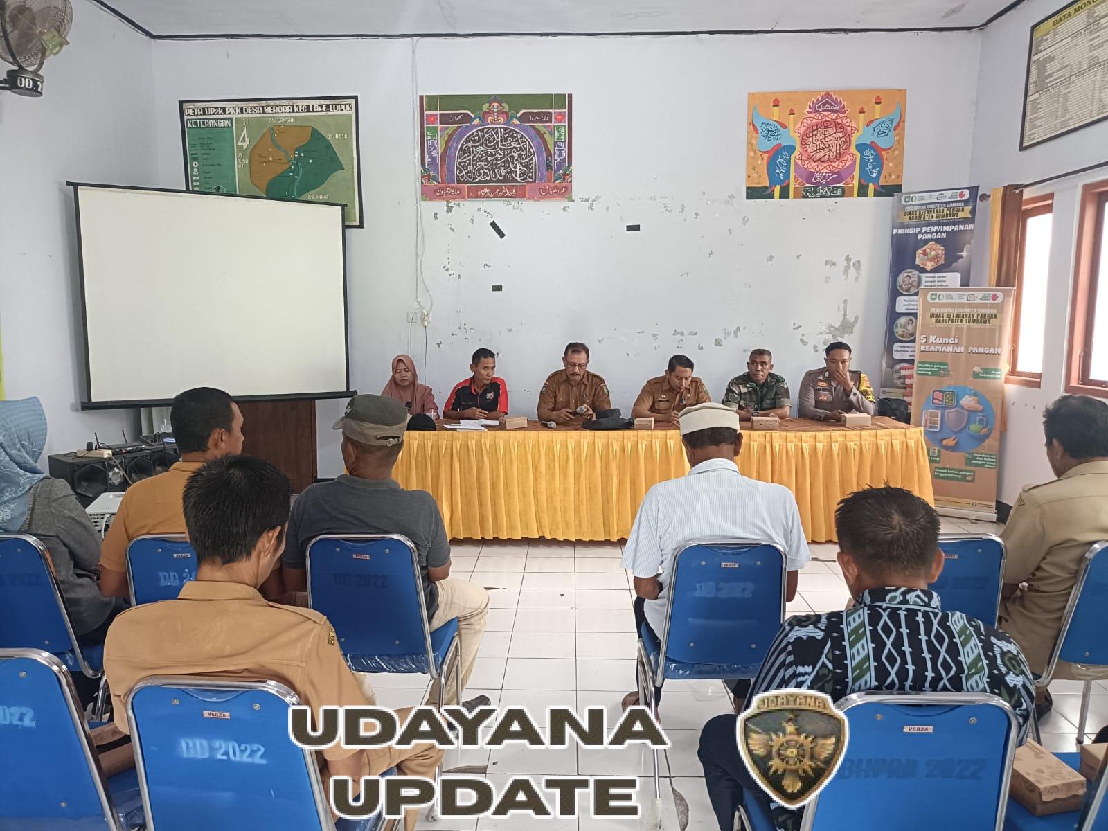 Dukung Pemberdayaan Ekonomi Desa, Babinsa Koramil Lape Lopok Ikut Bahas Lokasi KDMP