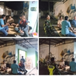 Hujan Deras Melanda, Koramil Lunyuk Turun ke Lapangan Ingatkan Warga Jaga Keselamatan