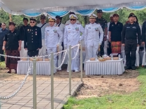 Danramil 1609-08/Gerokgak Dampingi Peresmian Monumen KRI Nanggala 402 di Pantai Perapat Agung