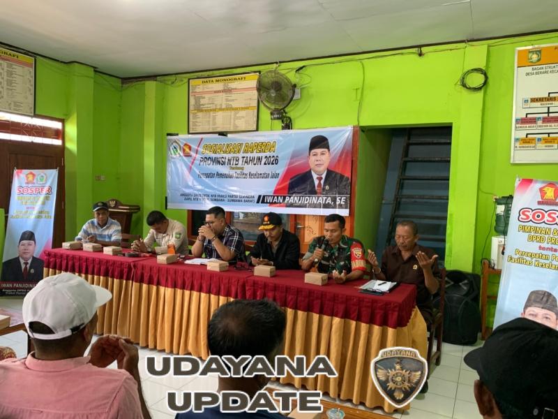 Babinsa Berare Dampingi Sosialisasi Ranperda NTB, Dorong Partisipasi Aktif Masyarakat
