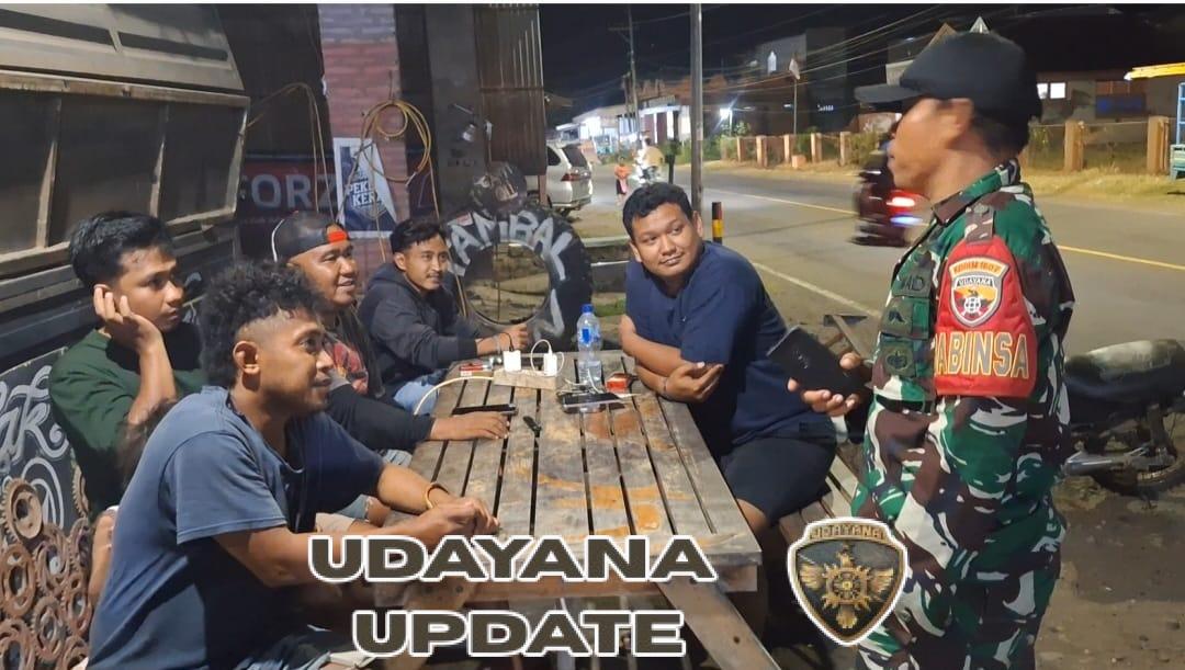 Koramil 1607-02/Empang Gelar Patroli Rutin Ciptakan Wilayah Aman dan Kondusif