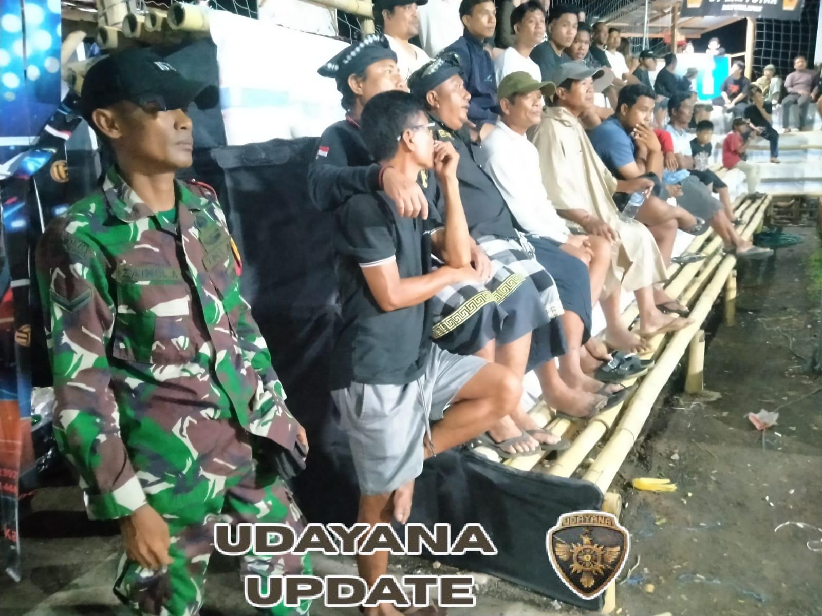 Aparat TNI Polri Di Nusa Penida Kawal Turnamen Eka Putra Cup II