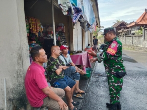 Babinsa Koramil Banjarangkan Gelar Komsos Himbau Warga Waspadai Potensi Bencana