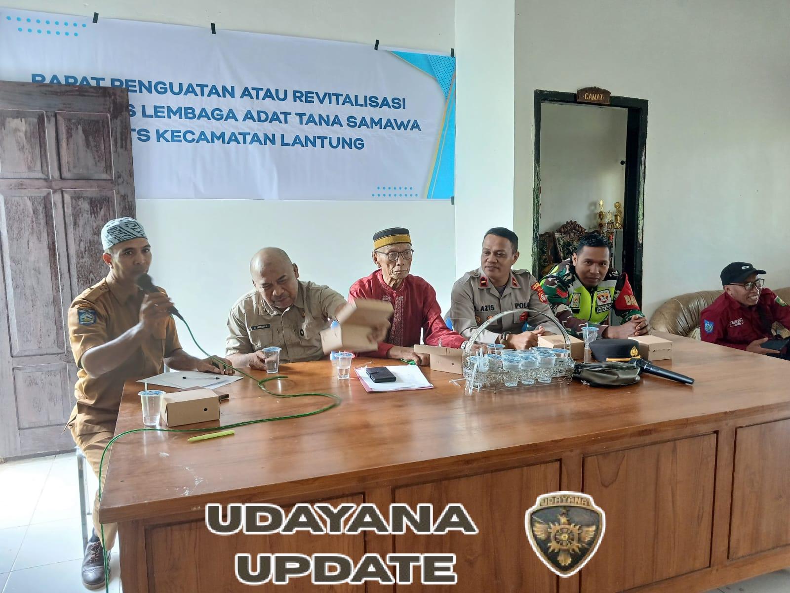 ‎Koramil 1607-03/Ropang Dukung Penguatan Lembaga Adat Tana Samawa Kecamatan Lantung