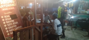 ‎Patroli Malam Humanis, Koramil 1607-04/Alas Pastikan Warga Beristirahat Tenang