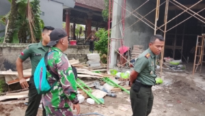 Tinjau Langsung di Lapangan, Dandim 1616/Gianyar Kawal Percepatan Pembangunan Koperasi Merah Putih