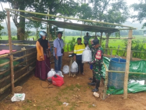 Babinsa Dorong Kemandirian Pangan Warga Melalui Budidaya Ikan Air Tawar