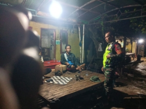 Koramil 1607-06/Lape Lopok Rutin Gelar Patroli Wilayah Jaga Keamanan