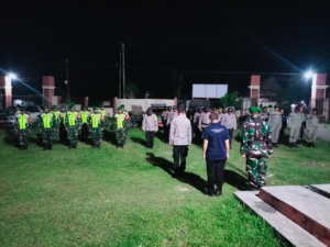 Patroli Gabungan Cegah Gangguan Kamtibmas di Wilayah Kecamatan Monta