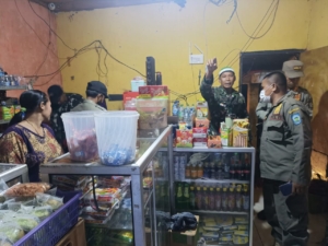 Pasi Ops Kodim 1614/Dompu Pimpin Langsung Patroli Gabungan Jelang Tahun Baru