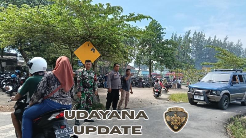 Libur Sekolah Aman, Babinsa–Bhabinkamtibmas Pantau Pantai